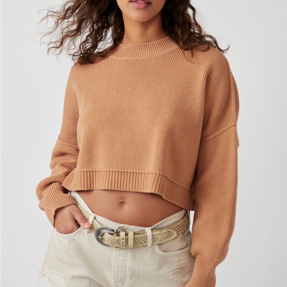 Free people cropped sweater